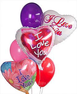  zmir Karyaka iek siparii sitesi  Sevdiklerinize 17 adet uan balon demeti yollayin.
