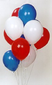  zmir Karyaka internetten iek sat  17 adet renkli karisik uan balon buketi