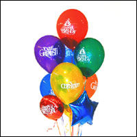  zmir Karyaka online ieki , iek siparii  21 adet renkli uan balon hediye rn